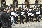 София - Протест пред Съдебната палата