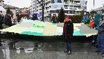 Екозащитници развяха зелено знаме  на кръпки в Бургас