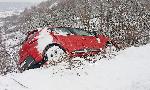 Село Смочево, Община Рила - Тежка зимна обстановка - Аварирал автомобил