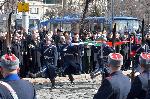Тържесвено издигнаха националното знаме пред  Паметника на Незнайния воин в столицата