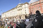 София - Протести срещу правителството пред Министерски съвет
