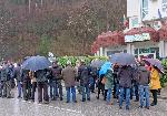 Благоевград - Протест на служители на дървообработващи фирми