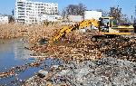 Бургас - почистване на езерото Вая