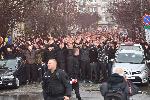 София - Футбол - Фенове на ЦСКА на шествие