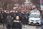 София - Футбол - Фенове на ЦСКА на шествие