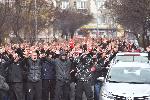 София - Футбол - Фенове на ЦСКА на шествие