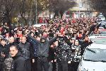 София - Футбол - Фенове на ЦСКА на шествие