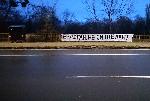 Варна осъмна с надписи по повод визитата на Ердоган