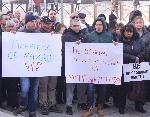 Горна Оряховица - Протест срещу проект за изграждане на блок със социални жилища за маргинални групи
