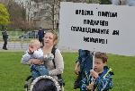 София – Протест срещу незаконната сеч в Западния парк