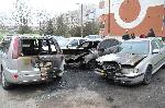 Четири коли на един собственик изгоряха в Бургас