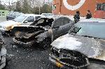 Бургас - Изгорели автомобили