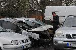 Бургас - Изгорели автомобили