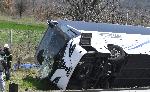 Вакарел - Тежка катастрофа с автобус на автомагистрала „Тракия“