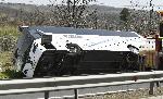 Вакарел - Тежка катастрофа с автобус на автомагистрала „Тракия“