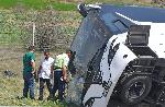 Вакарел - Тежка катастрофа с автобус на автомагистрала „Тракия“