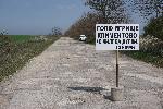 Климентово - Протест за разбит път