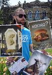 София - Протест на вегани пред Синодалната палата