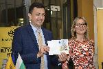 София - Валидиране на пощенска марка с лика на Георги Аспарухов - Гунди