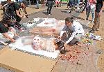 София - Протест на вегани на булевард Витоша