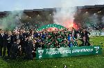 Ръководство и играчи на Лудогорец триумфираха с титлата