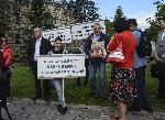 София - Протест пред Синодалната палата