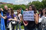 София – Протест на музикантите от БНР пред НДК