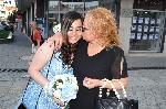 Певицата Тони Димитрова с дъщеря абитуриентка