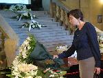 София – Поклонение пред тленните останки на Светлин Русев