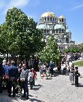 София – Поклонение пред тленните останки на Светлин Русев