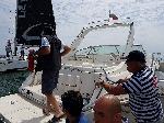 Запали се лодката с журналисти на регата във Варна
