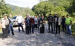 Село Лява река, Казанлък - Блокада на път