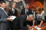 София - Валидиране на пощенска марка "30 години от космическия полет на Александър Александров на орбитален комплекс "Мир"