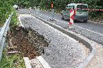 Пропадна пътното платно в прохода Шипка