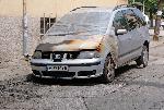 Благоевград - Опожарен автомобил "Сеат"