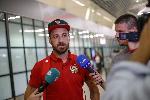 София - Пристигане на футболистите на ЦСКА