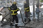 София - Пожар на пластмасови контейнери за боклук