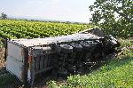 Село Венец, Карнобат - Обърнат камион с ацетилен
