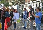 София – Протест на служители в БНР пред сградата на радиото