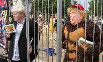 Лондон - Протест с шестметрова кукла на Бебе Тръмп