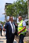 Новият шеф на АПИ инспектира пасарелката край Атия