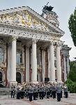София – Концерт на Гвардейският представителен духов оркестър пред Народния театър