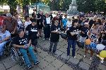 Варна - Протест на хора с увреждания