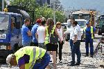 Йорданка Фандъкова инспектира ремонта на булевард "България"
