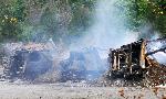 Огнеборци потушаваха пожари в шивашки цех и паркинг за камиони в Айтоско