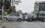 Две коли се помляха на оживен столичен булевард
