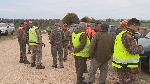 Акция на ловците за борба с чумата по свинете