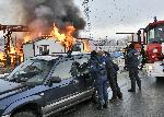 Пожар изпепели склад на Околовръстното в София