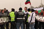РУСЕ - Протест и блокада на пътя към ГКПП „Дунав мост“