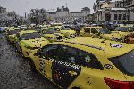 София – Протест на таксиметрови шофьори